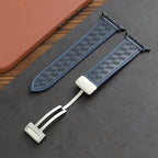 Parker Studio Checkered Leather Strap (Apple Watch Band)