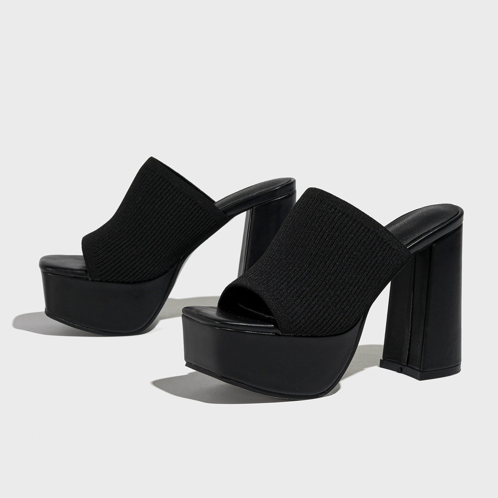 Avéra Knit Platform Heels