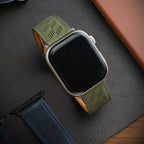 Parker Studio Checkered Leather Strap (Apple Watch Band)