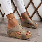 Penelope Bolted Wedge Sandals
