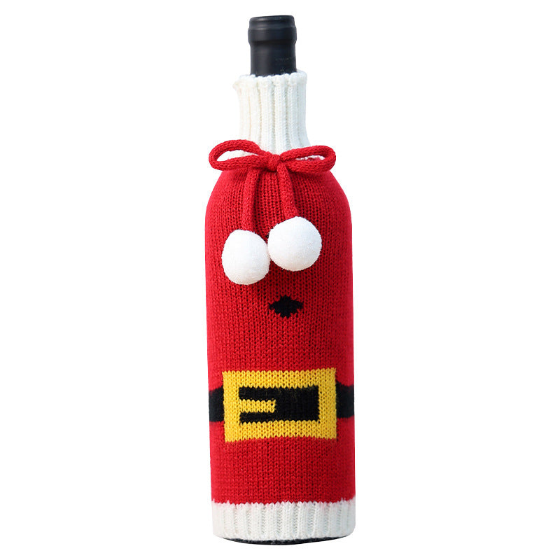 Knitted Christmas Bottle Sweater