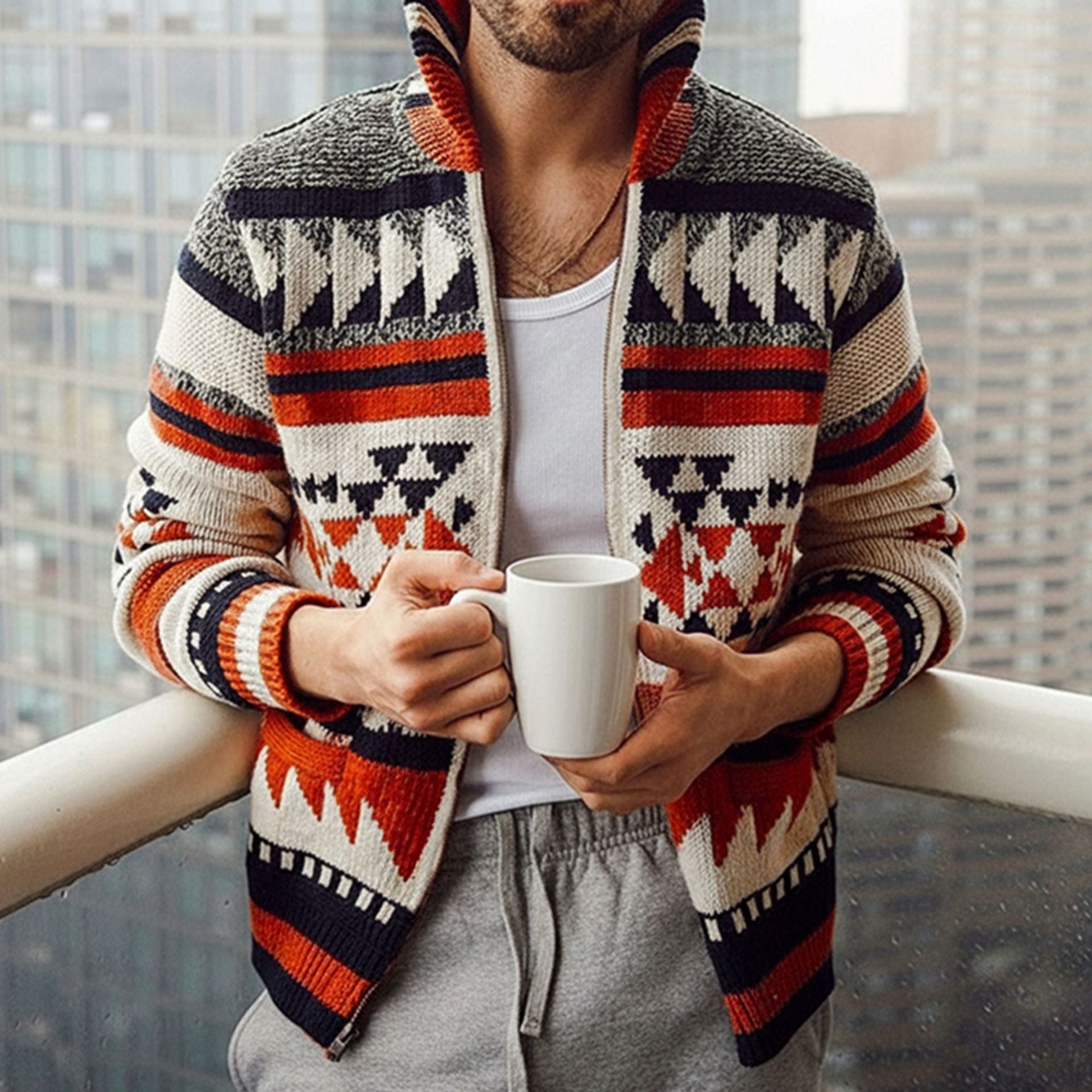 Mukava Aztec Cardigan Jacket