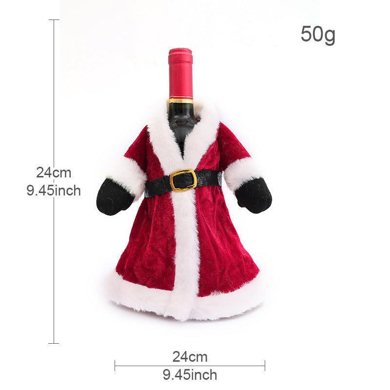 Santa's Coat Christmas Bottle Sweater