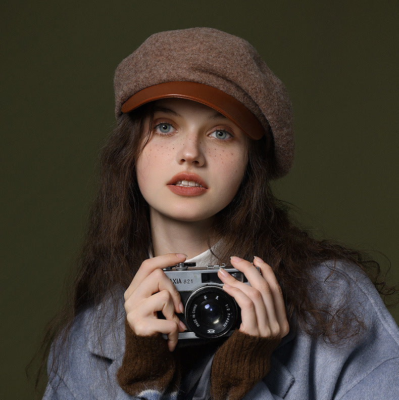 Vionna Wool-Blend Beret