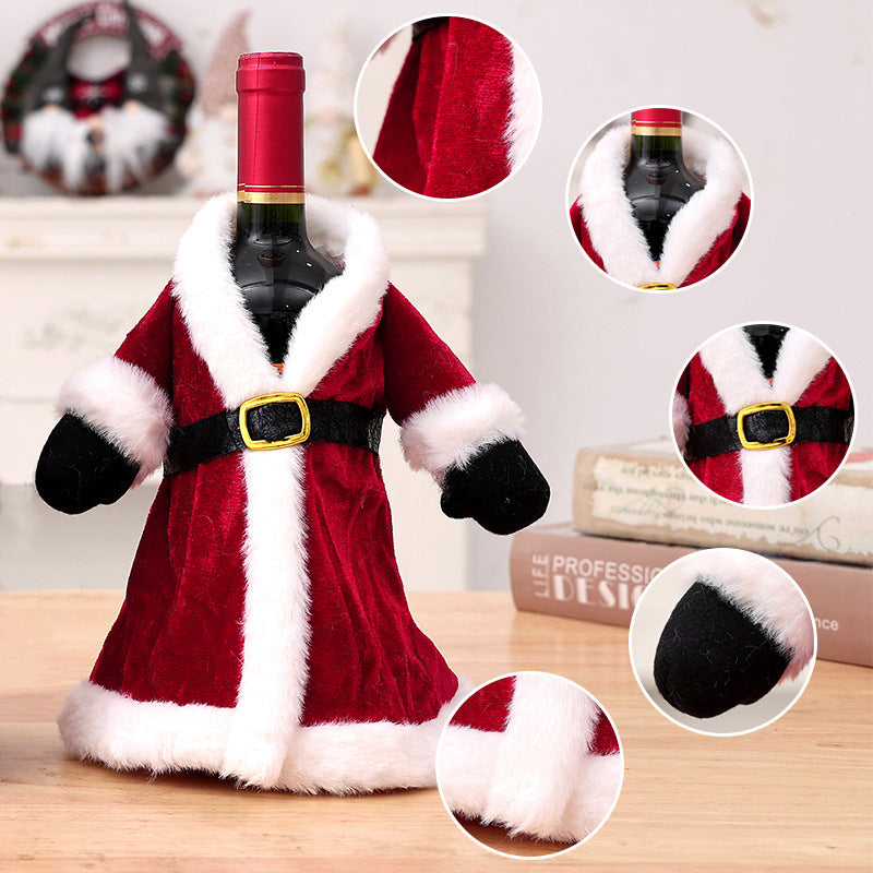 Santa's Coat Christmas Bottle Sweater