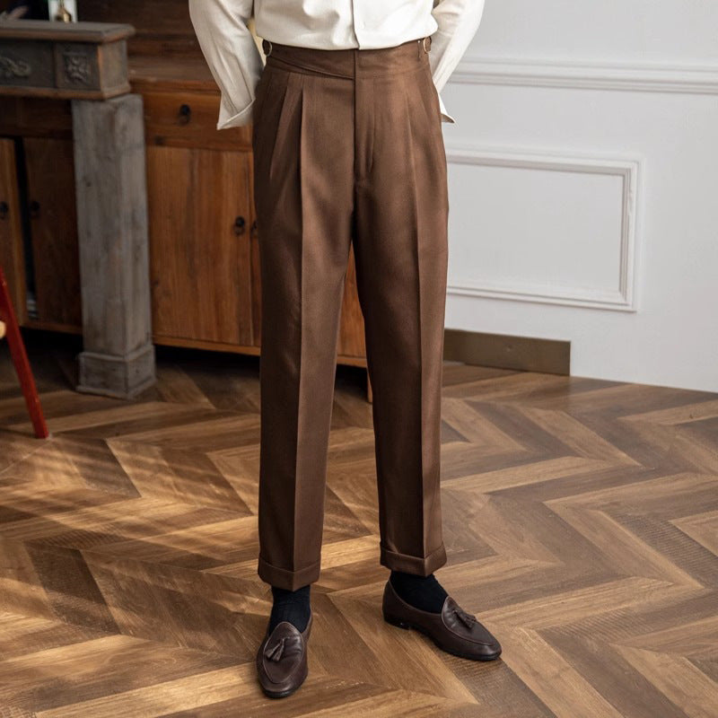 Roma Faloni Italian Pleated Trousers