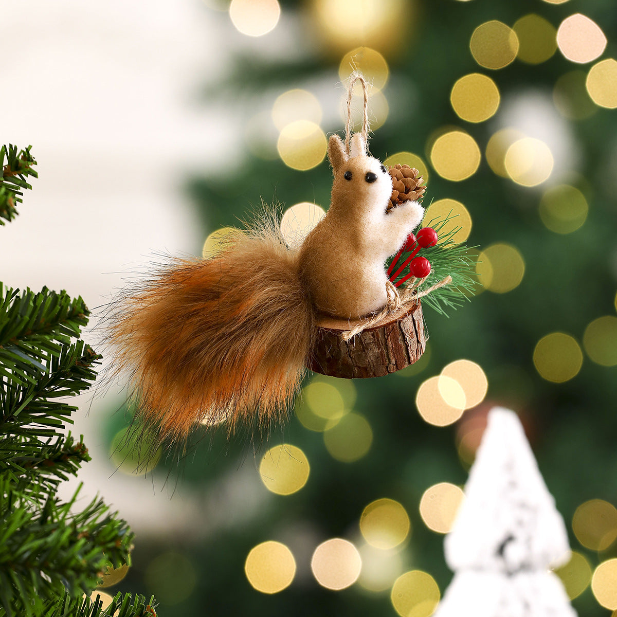 Squirrel Christmas Tree Ornament