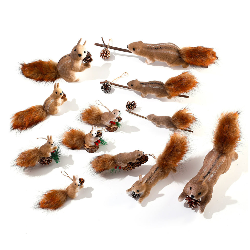 Squirrel Christmas Tree Ornament