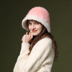 Vionna Soft Felt Fur Bucket Hat