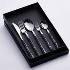 Château Oaks Nordic Marble Cutlery Set