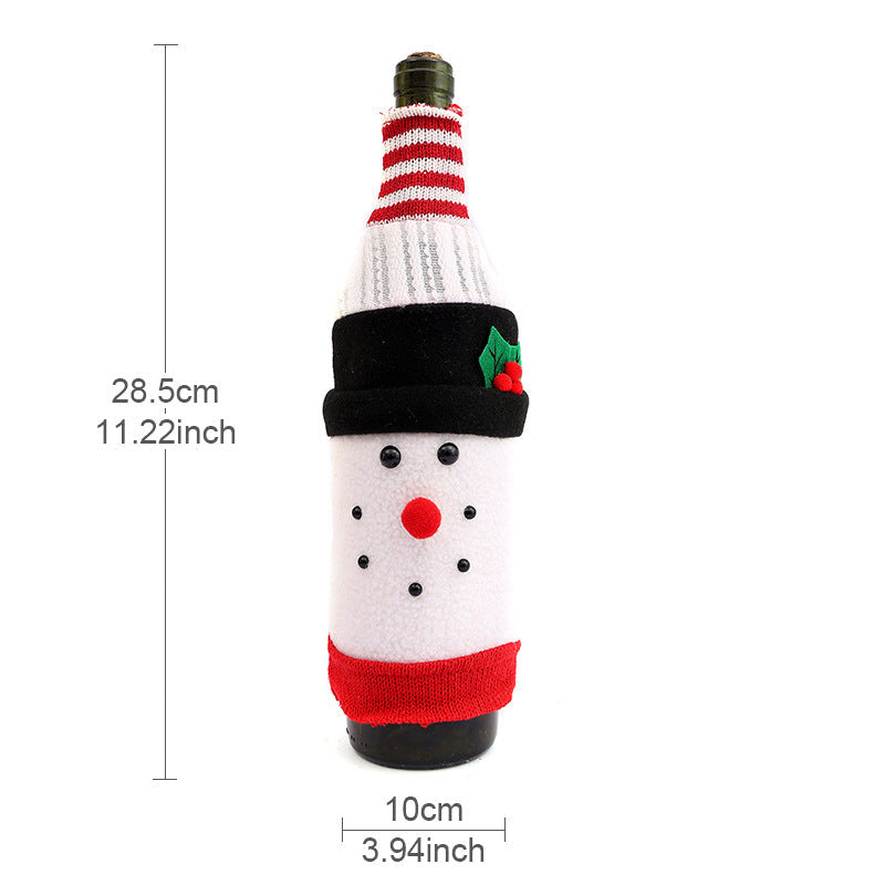 Christmas Knitted Bottle Sweaters