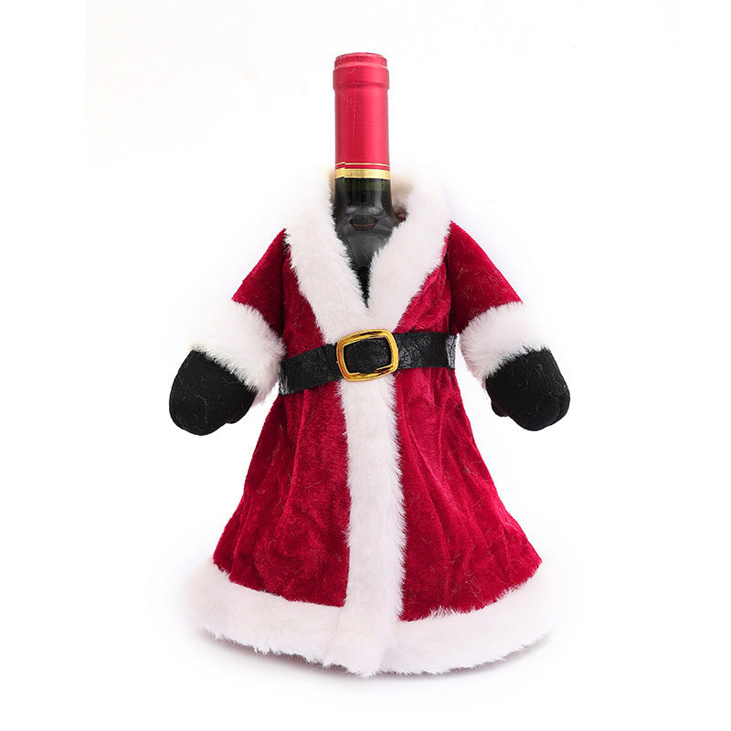 Santa's Coat Christmas Bottle Sweater