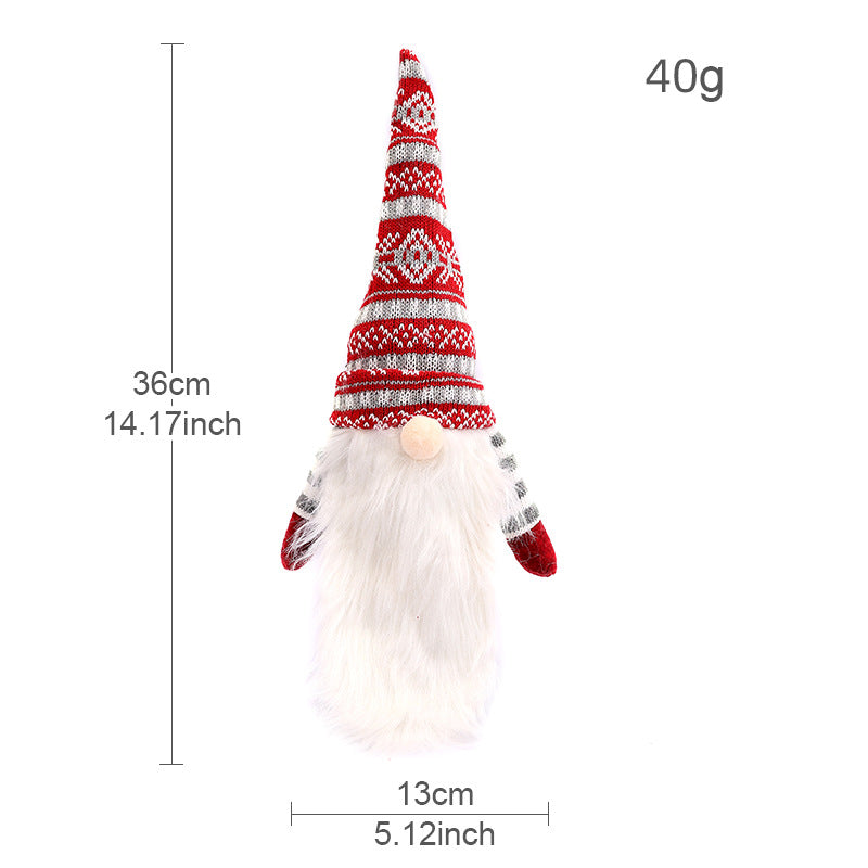 Long Bearded Elves Christmas  Bottle Sweater