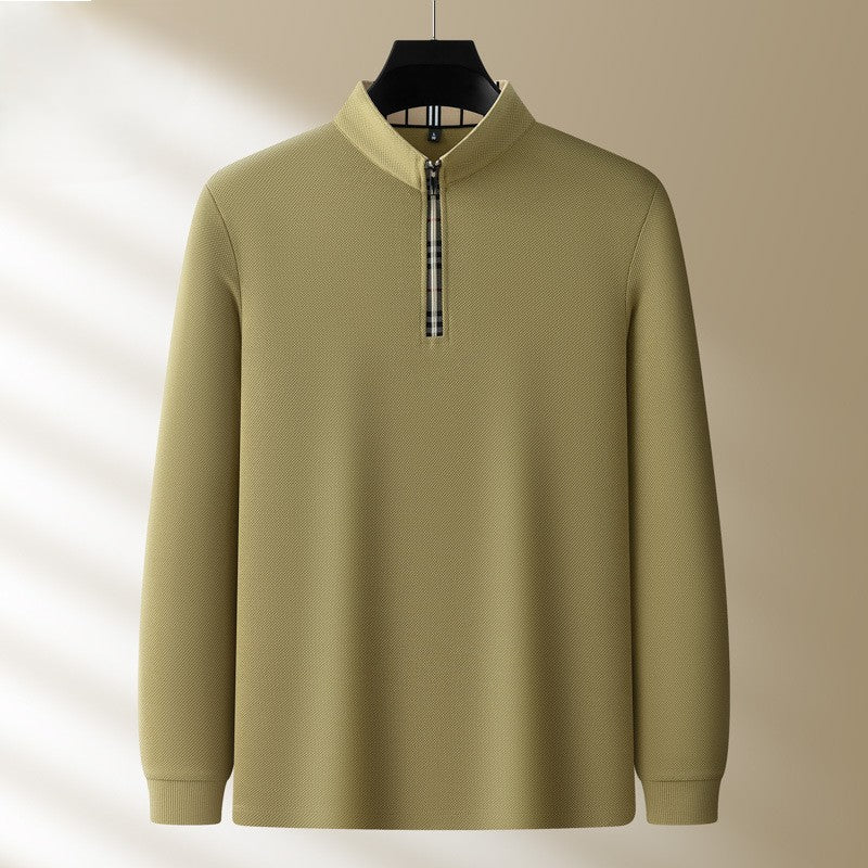 Jack Dean Plaid Collar Polo