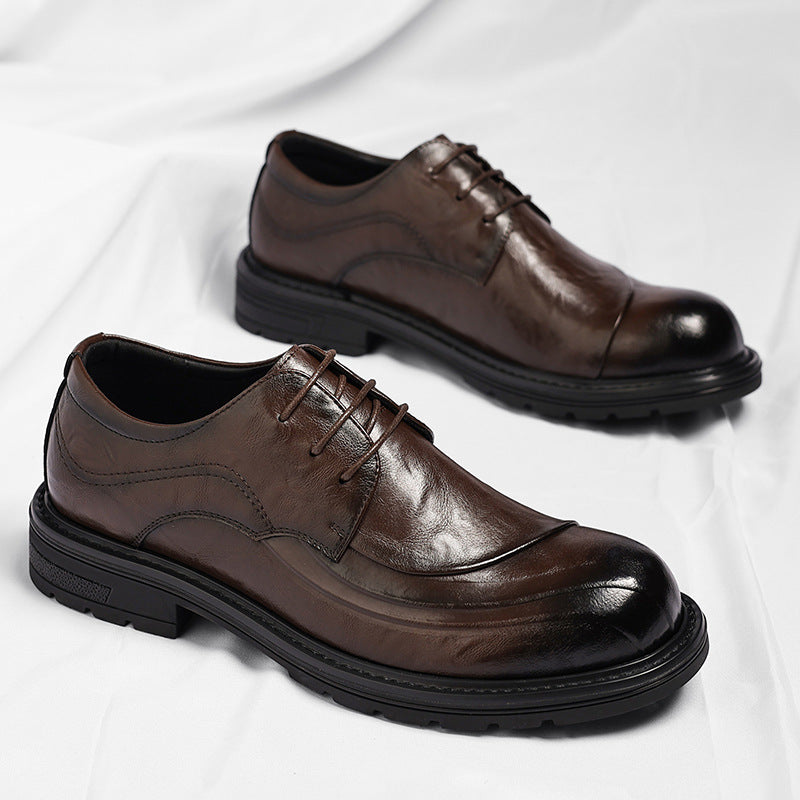 Jack Dean Braxton Leather Dress Shoes