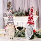 Long Bearded Elves Christmas  Bottle Sweater