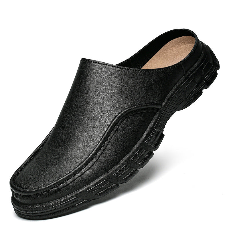Giorgio Cowhide Slip-On Mule