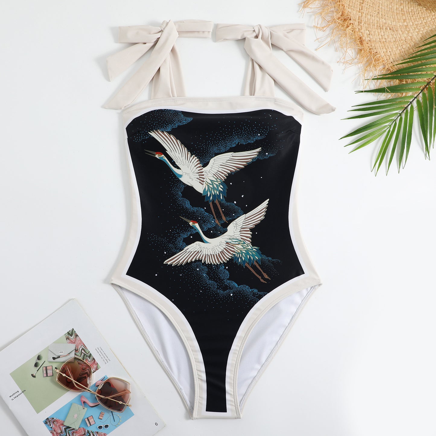 Sukia™ Ereganto Vintage Swimsuit Set