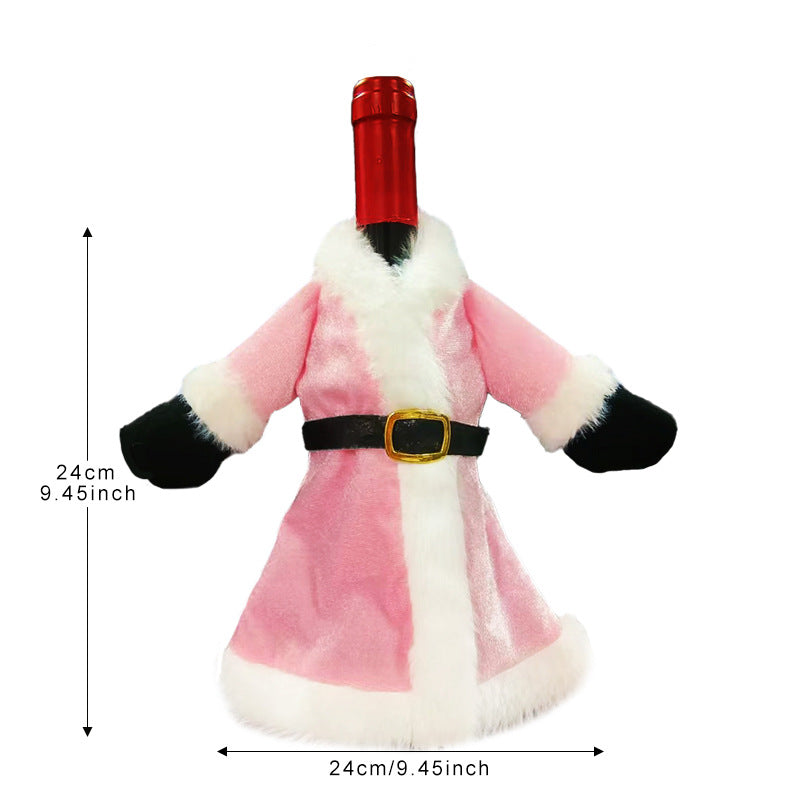 Santa's Coat Christmas Bottle Sweater
