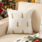 Christmas Snowy Plush Pillowcase