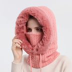 Mukava Chic Fur Knit Balaclava