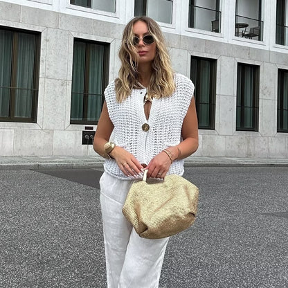 Vanessa Shelly | Maryland Knit Sweater Vest