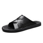 Roma Faloni Knitted Leather Slides