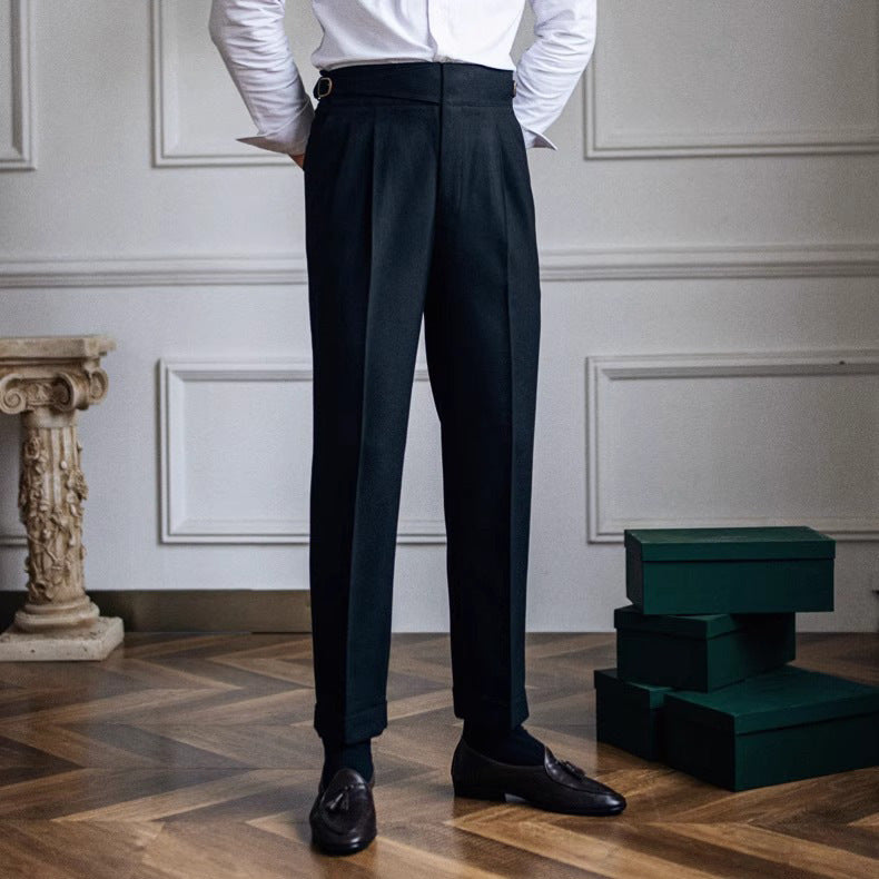 Roma Faloni Italian Pleated Trousers
