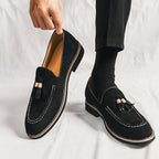 Grant Parker Suede Tassel Loafers