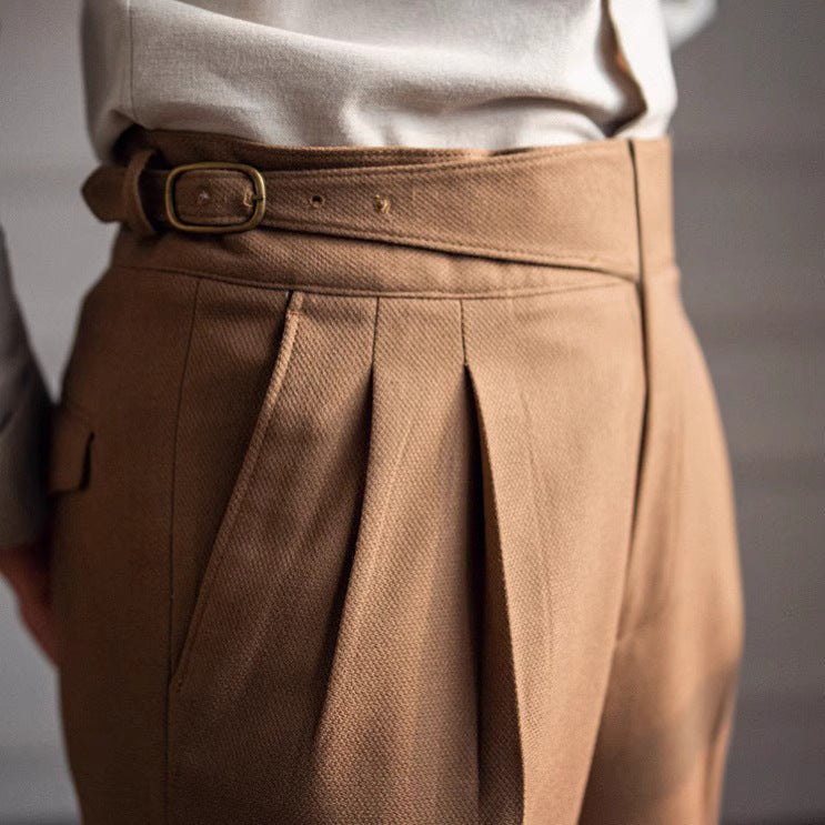 Roma Faloni Italian Pleated Trousers