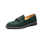 Grant Parker Suede Tassel Loafers