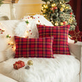 Terrá Home Christmas Plaid Sofa Pillowcase