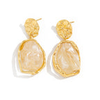 Adorá Golden Calming Stones Earrings