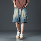 East End Cutout Denim Shorts