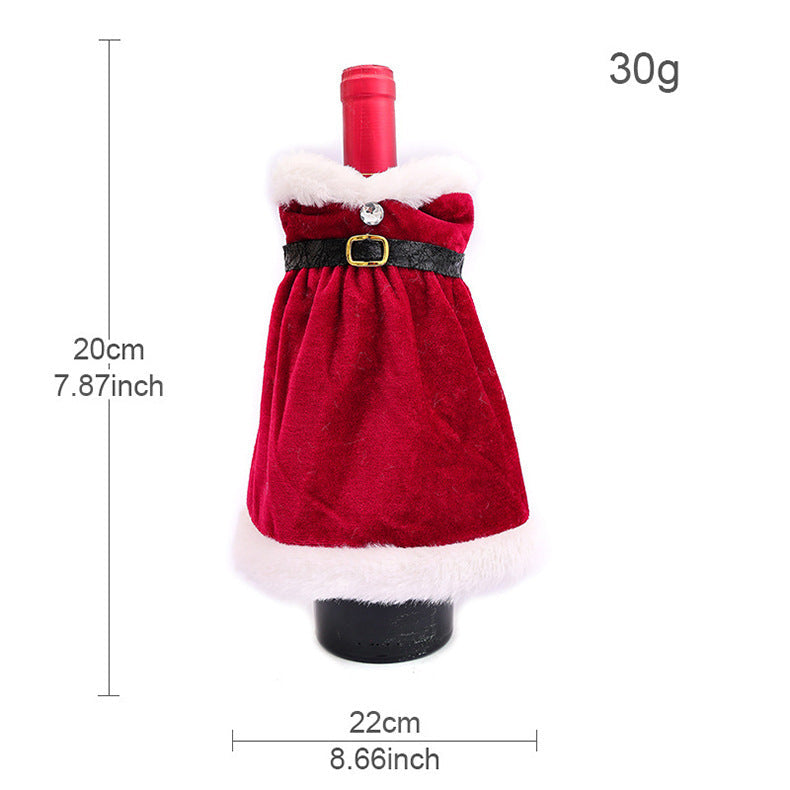 Santa's Coat Christmas Bottle Sweater