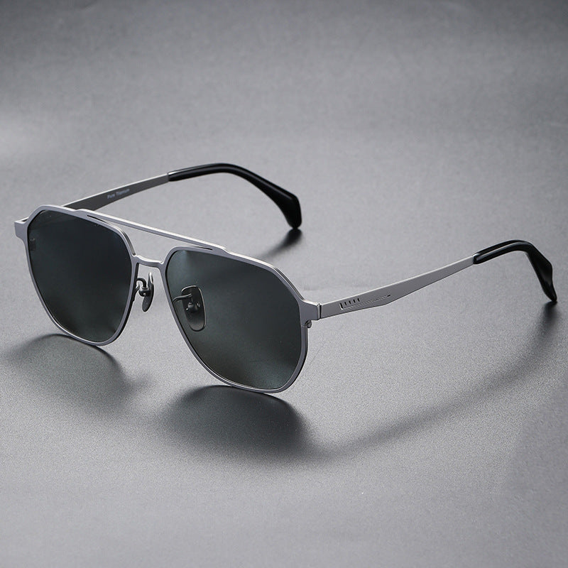 Grant Parker Titanium Aviator Shades