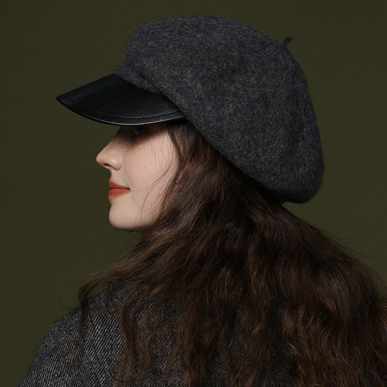 Vionna Wool-Blend Beret