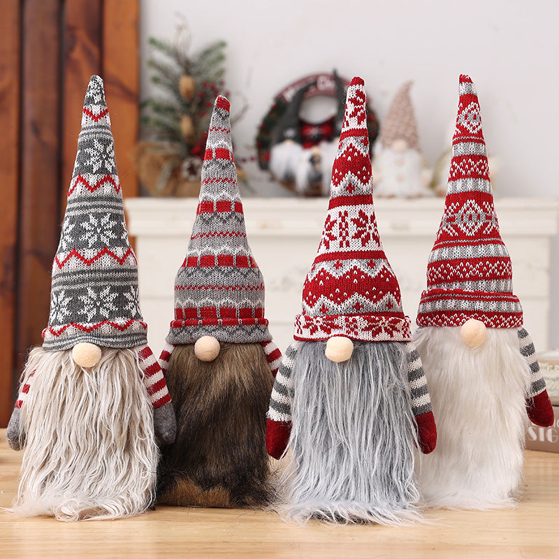 Long Bearded Elves Christmas  Bottle Sweater