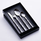 Château Oaks Nordic Marble Cutlery Set