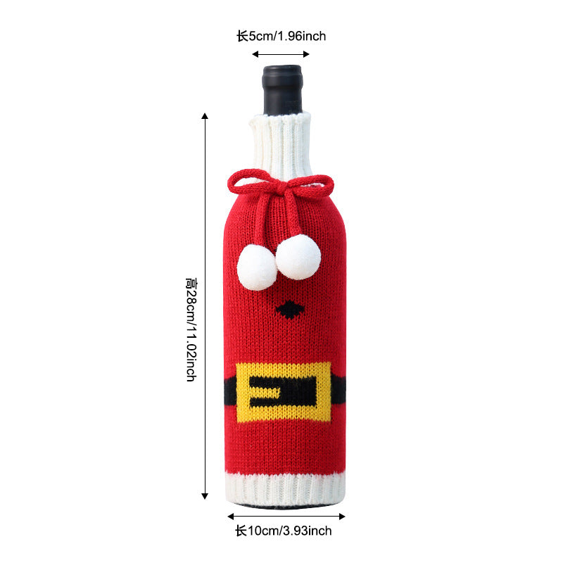 Knitted Christmas Bottle Sweater