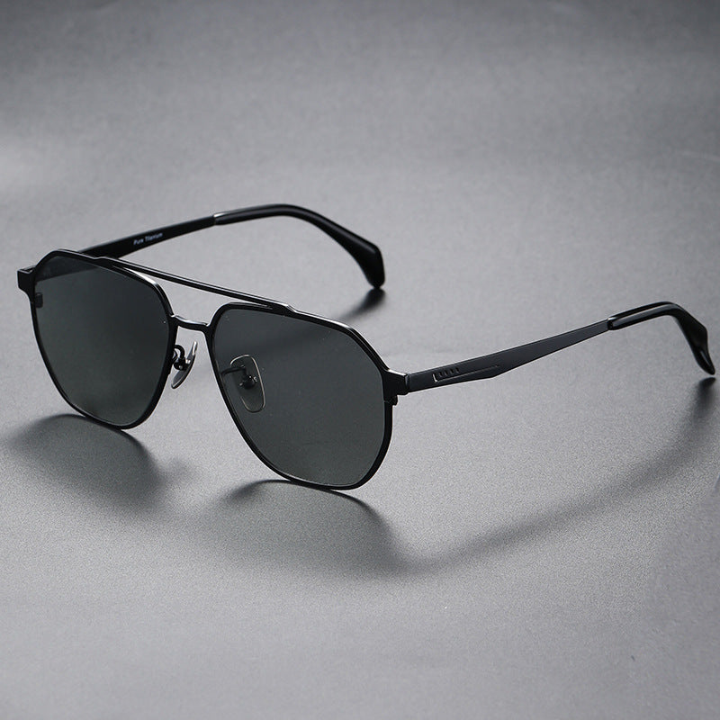 Grant Parker Titanium Aviator Shades