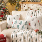 Christmas Snowy Plush Pillowcase