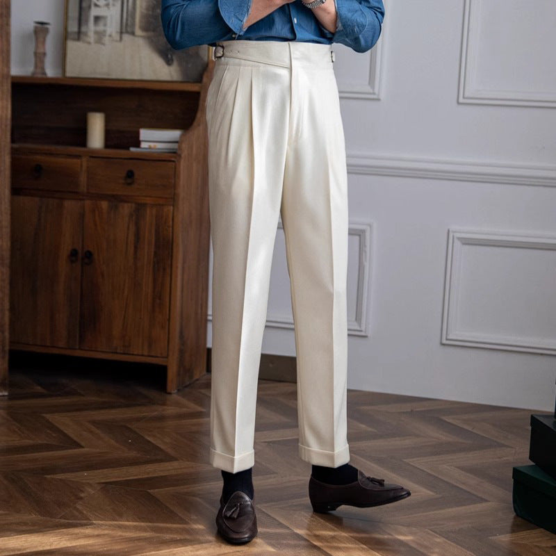 Roma Faloni Italian Pleated Trousers