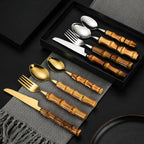 Château Oaks Bamboo Stainless Cutlery Set