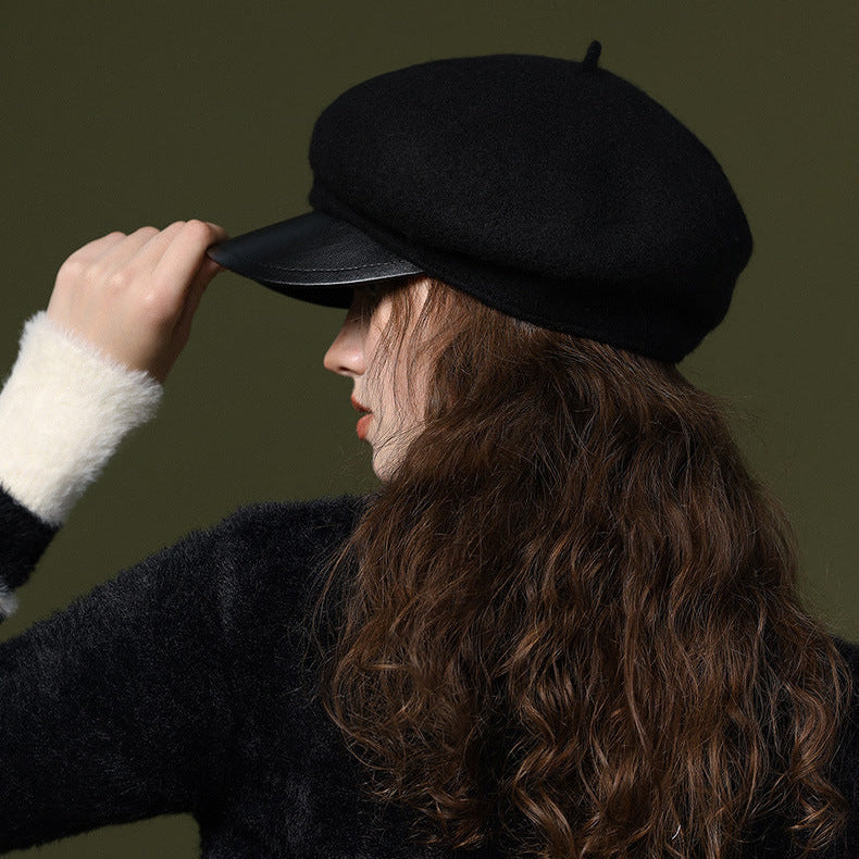 Vionna Wool-Blend Beret