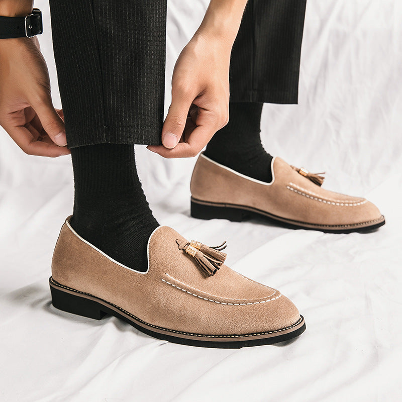 Grant Parker Suede Tassel Loafers