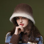 Vionna Soft Felt Fur Bucket Hat
