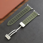 Parker Studio Checkered Leather Strap (Apple Watch Band)