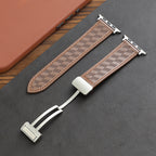 Parker Studio Checkered Leather Strap (Apple Watch Band)