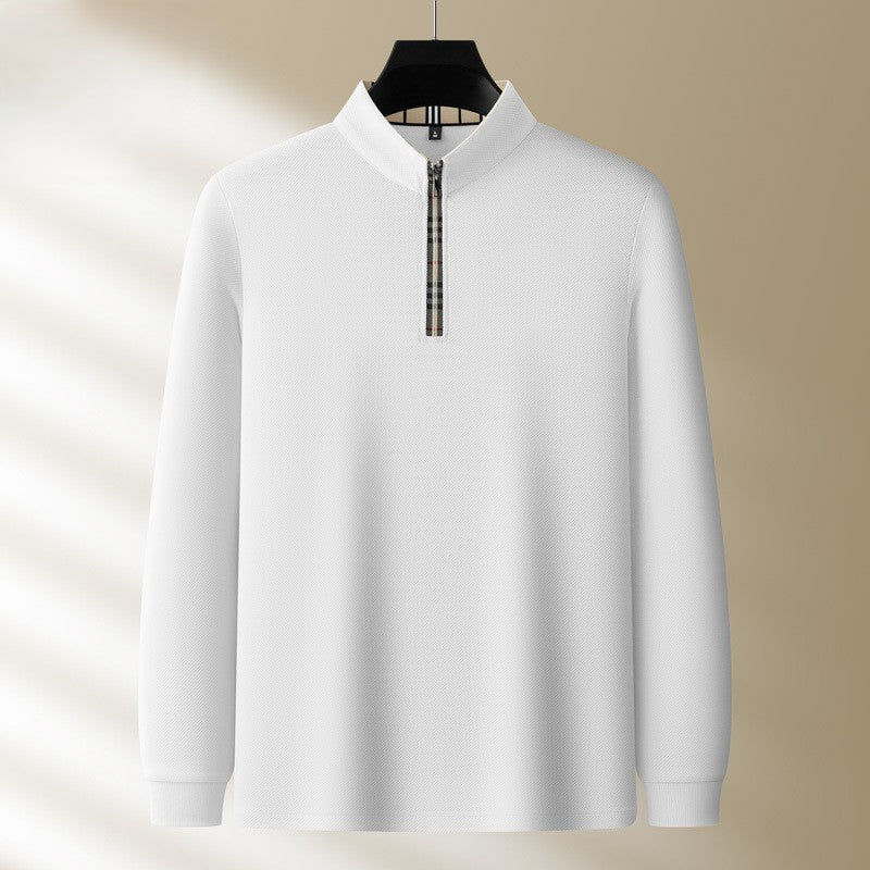 Jack Dean Plaid Collar Polo